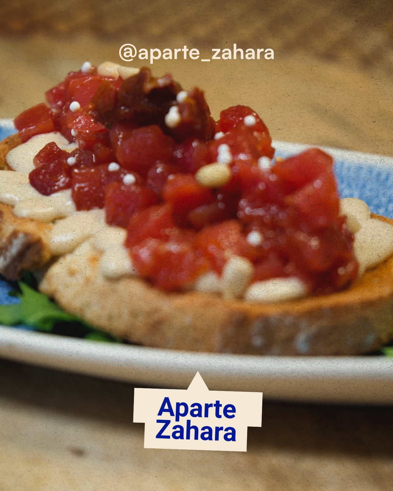 Propuesta gastronómica de Aparte Zahara, puesto participante en Flamenco Food Festival